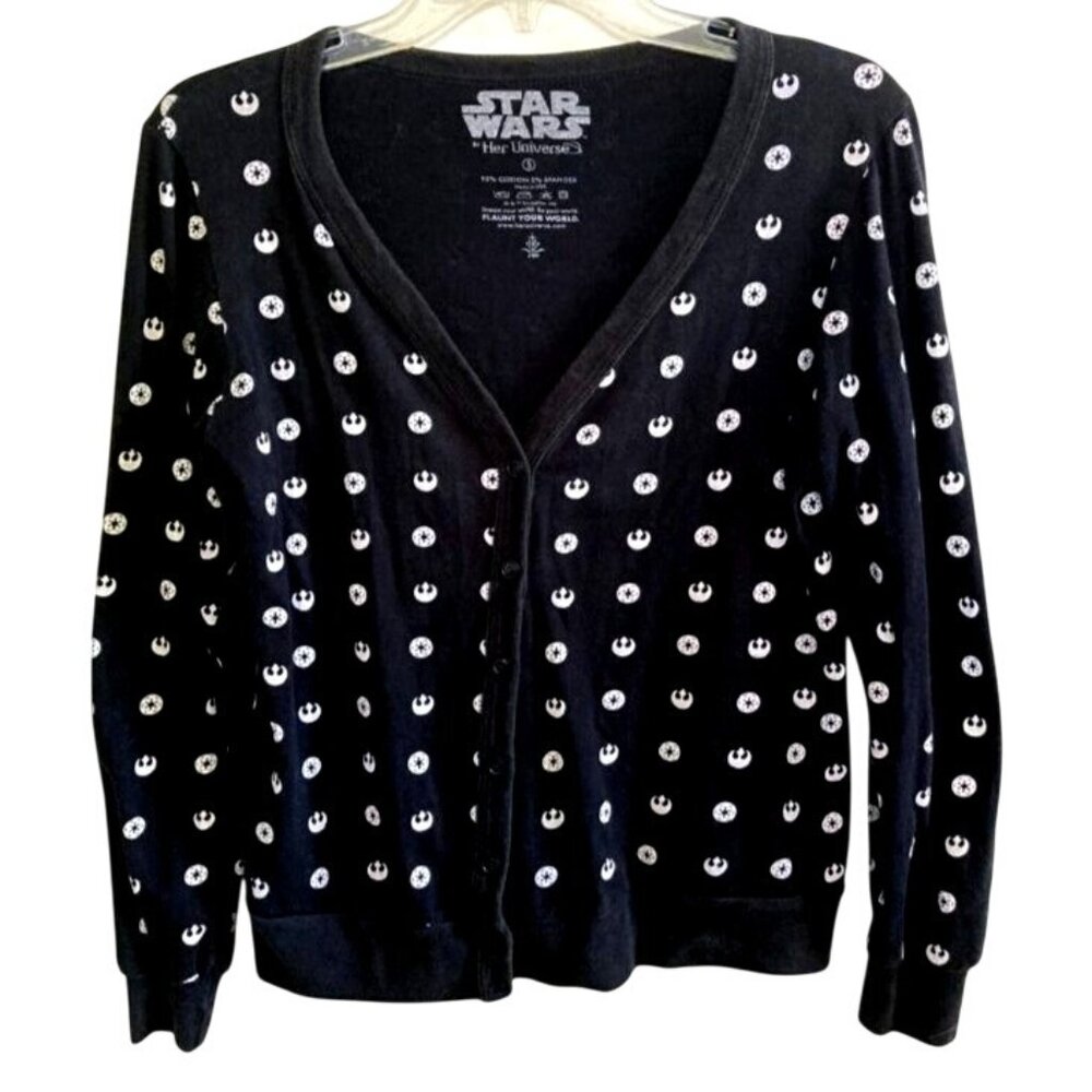 Star Wars Cardigan Imperial Alliance Hot Topic Her Universe Black Small